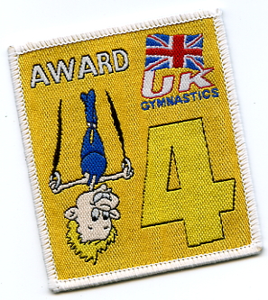 Gym Award Badge Sew On or Iron On