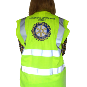 Rotary Large logo High Vis Waistcoat