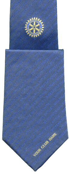 Rotary Tie with Club and Presidents details