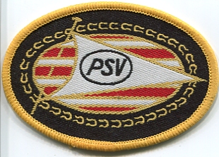 PSV Sew On Woven Oval Badge 8cm x 5.5cm