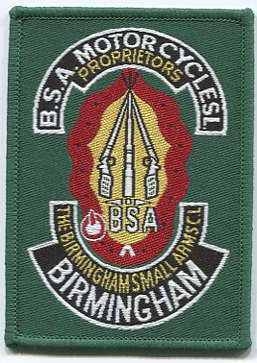 BSA Sew On Woven Badge 6.5cm x 9cm