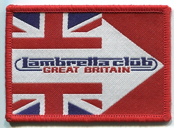 Lambretta Sew On Woven Badge 8.5cm x 6cm