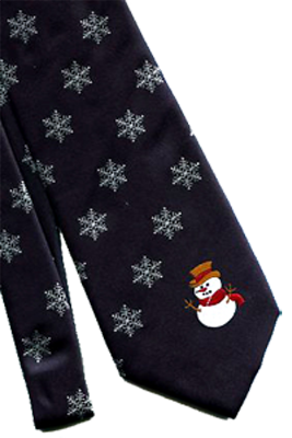 Christmas Snowman Ties